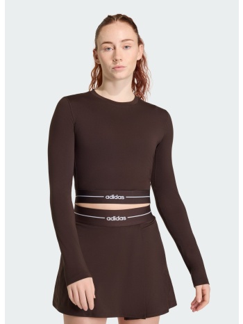 adidas w hyperglam cropped long sleeve t-shirt