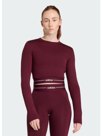 adidas w hyperglam cropped long sleeve t-shirt