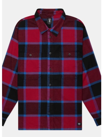 vans larkspur plaid flannel ανδρικό πουκάμισο