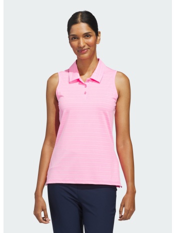 adidas w ultimate365 jacquard sleeveless polo