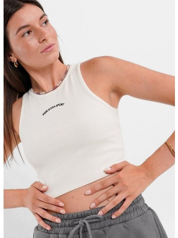 pink soda sport hanley rib γυναικείο αμάνικο t-shirt