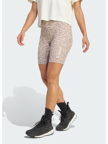 adidas terrex w multi 8inch printed tight shorts
