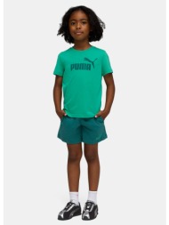 puma k ess no.1 logo tee and shorts set ps (9000262728_69188)