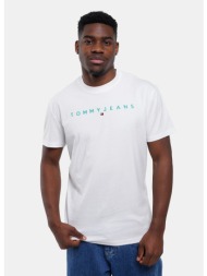 tommy jeans linear logo ανδρικό t-shirt (9000270996_93514)