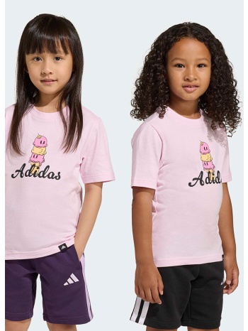 adidas sportswear food pack graphic παιδικό t-shirt