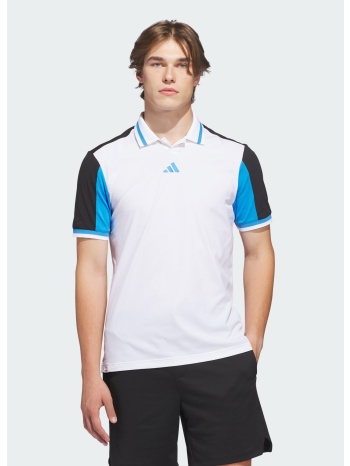 adidas w beyond the course crop twistknit polo