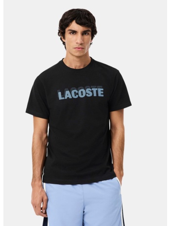 lacoste ultra dry graphic sport ανδρικό t-shirt