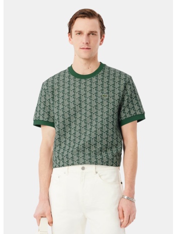 lacoste jacquard monogram ανδρικό t-shirt (9000267326_93189)