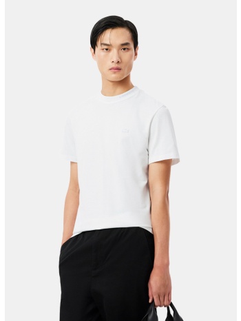 lacoste jacquard branded piqué ανδρικό t-shirt