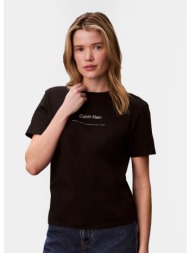 calvin klein multi logo classic γυναικείο t-shirt (9000271145_1469)