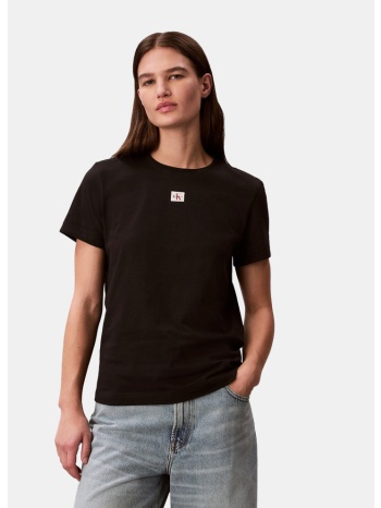 calvin klein woven label γυναικείο t-shirt (9000271150_1469)