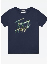 tommy jeans script print παιδικό t-shirt (9000074740_45076)