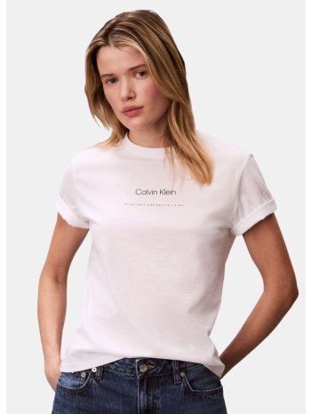 calvin klein multi logo classic γυναικείο t-shirt