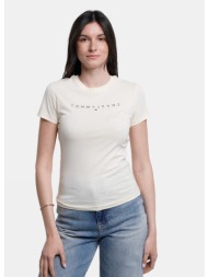 tommy jeans linear γυναικείο t-shirt (9000271030_66308)