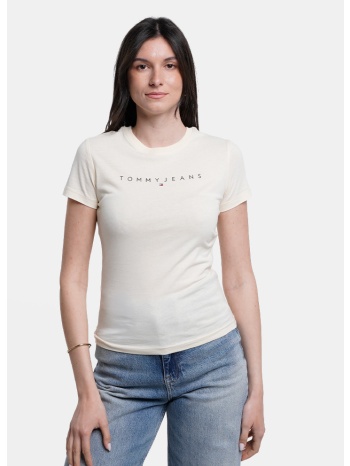 tommy jeans linear γυναικείο t-shirt (9000271030_66308)