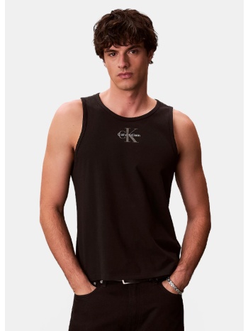 calvin klein classic micro monologo ανδρικό αμάνικο t-shirt