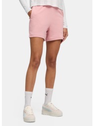 puma essentials logo 5 high-waist shorts γυναικείο σορτς (9000262700_92325)