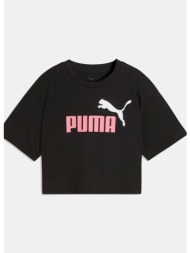 puma essentials no. 1 logo παιδικό cropped t-shirt (9000262733_92428)
