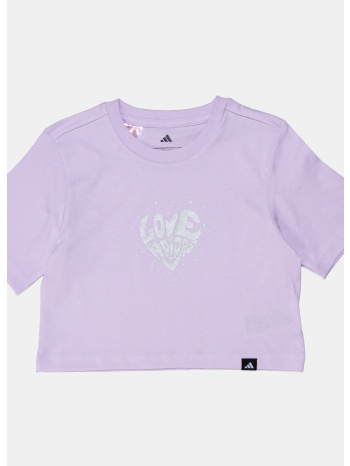 adidas sportswear essentials παιδικό cropped t-shirt