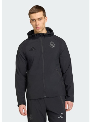 adidas real madrid travel full zip ανδρικό αντιανεμικό