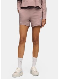 puma essentials logo 5 high-waist shorts γυναικείο σορτς (9000262701_49440)