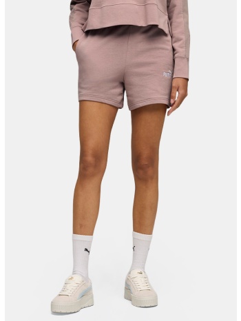 puma essentials logo 5 high-waist shorts γυναικείο σορτς