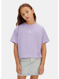 calvin klein logo boxy παιδικό t-shirt (9000271213_93500)