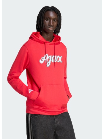 adidas ajax amsterdam ανδρική μπλούζα με κουκούλα