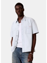 calvin klein m short sleeve shirt bleachout 205 (9000271183_93516)