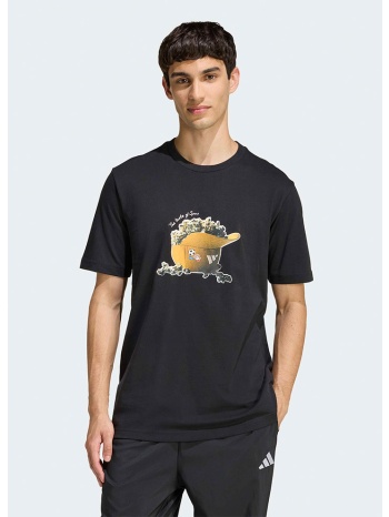 adidas sportswear snack popcorn graphic ανδρικό t-shirt
