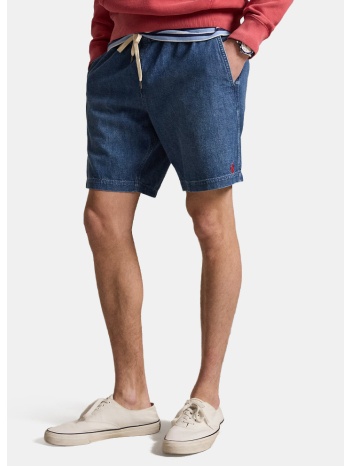polo ralph lauren 2x1 denim ανδρικό τζιν σορτς