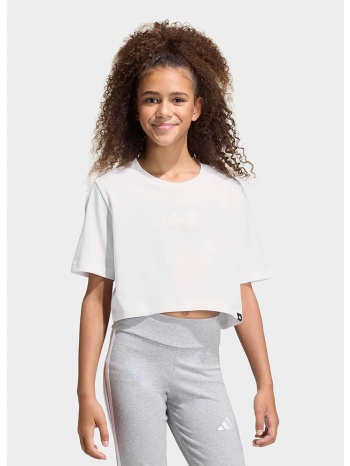adidas sportswear essentials παιδικό cropped t-shirt