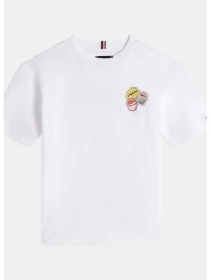 tommy jeans sticker print graphic παιδικό t-shirt (9000271085_1539)
