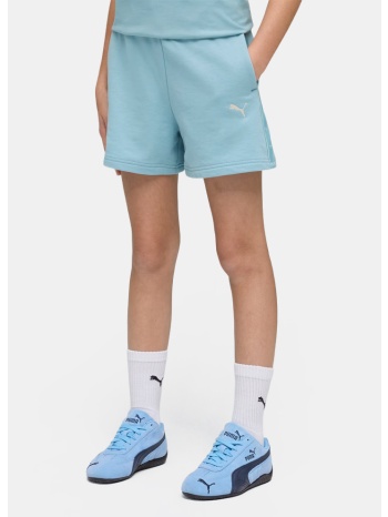 puma essentials tape high waist παιδικό σορτς