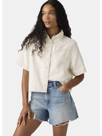 levi`s w logan ss denim shirt whites (9000256239_90601)
