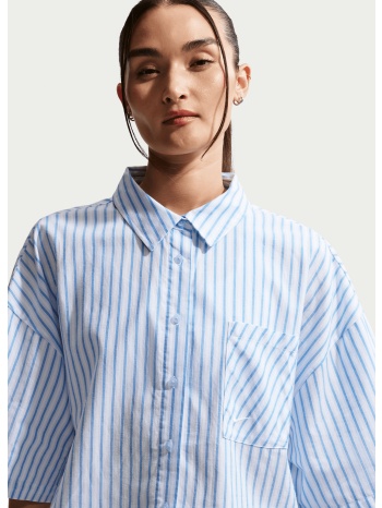 nike sportswear chill poplin t-shirt γυναικείο κοντομάνικο