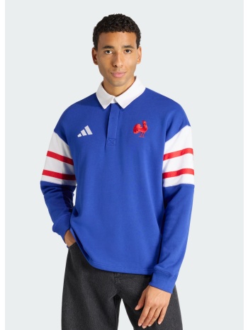 adidas m ffr heritage polo-ffr rugby polo shirt (long sle