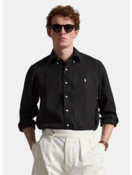 polo ralph lauren 17/1 custom fit linen ανδρικό πουκάμισο (9000260123_1469)