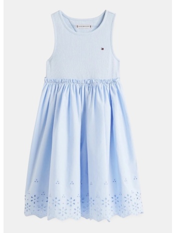 tommy jeans k broderie anglaise combi dress
