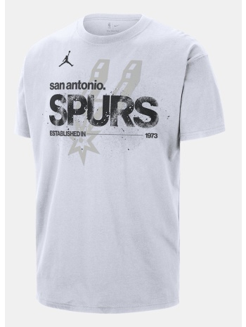 nike nba courtside san antonio spurs ανδρικό t-shirt