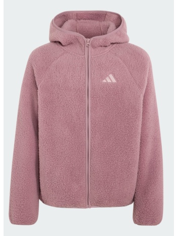 adidas terrex k xploric full-zip hooded fleece jacket