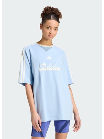 adidas sportswear w lux tiro loose graphic t-shirt