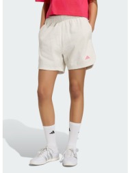 adidas sportswear w 3 stripes studio fleece loose shorts (9000279904_95149)