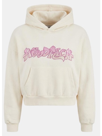hoodrich lucky boxy γυναικεία μπλούζα με κουκούλα