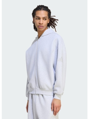 adidas sportswear m soft lux full-zip hoodie