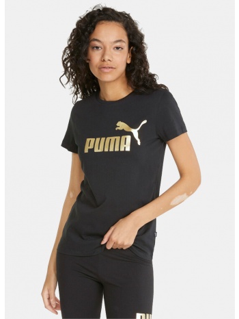 puma ess+ metallic logo γυναικείο t-shirt (9000139314_62330)