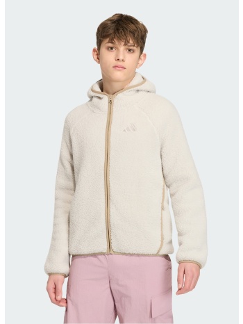 adidas terrex k xploric full-zip hooded fleece jacket