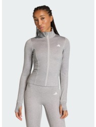 adidas workout essentials heather zip γυναικεία ζακέτα (9000281182_89658)