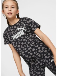 puma ess+ animal aop knotted παιδικό t-shirt (9000139002_22489)