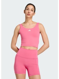 adidas 3 stripes studio all me light support γυναικεία aμάνικη μπλούζα (9000280846_69519)